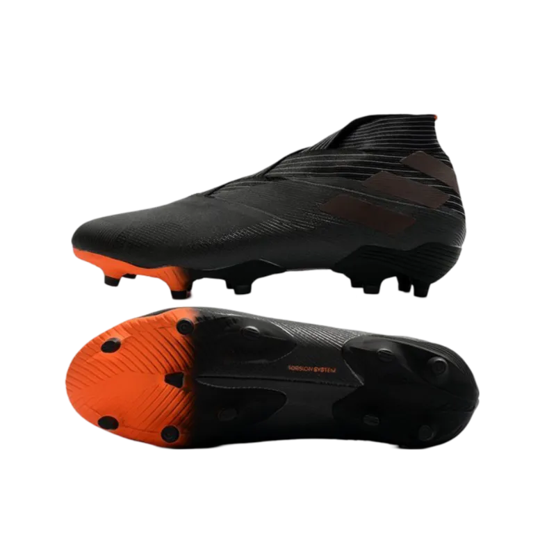 Adidas Nemeziz 19+ FG Black Orange - Goatkits Boots