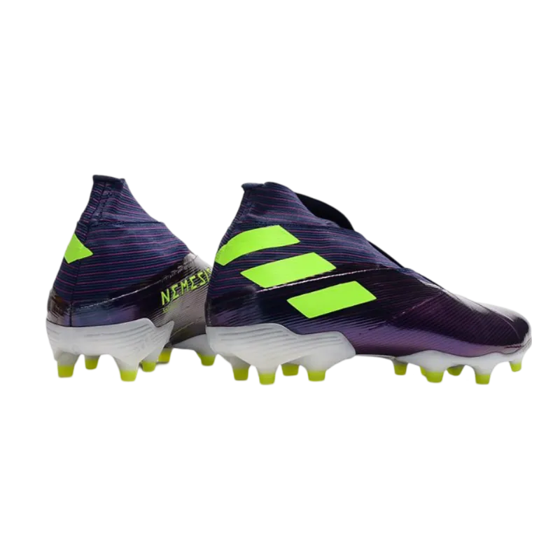 Adidas Nemeziz 19+ FG Purple Yellow - Goatkits Boots