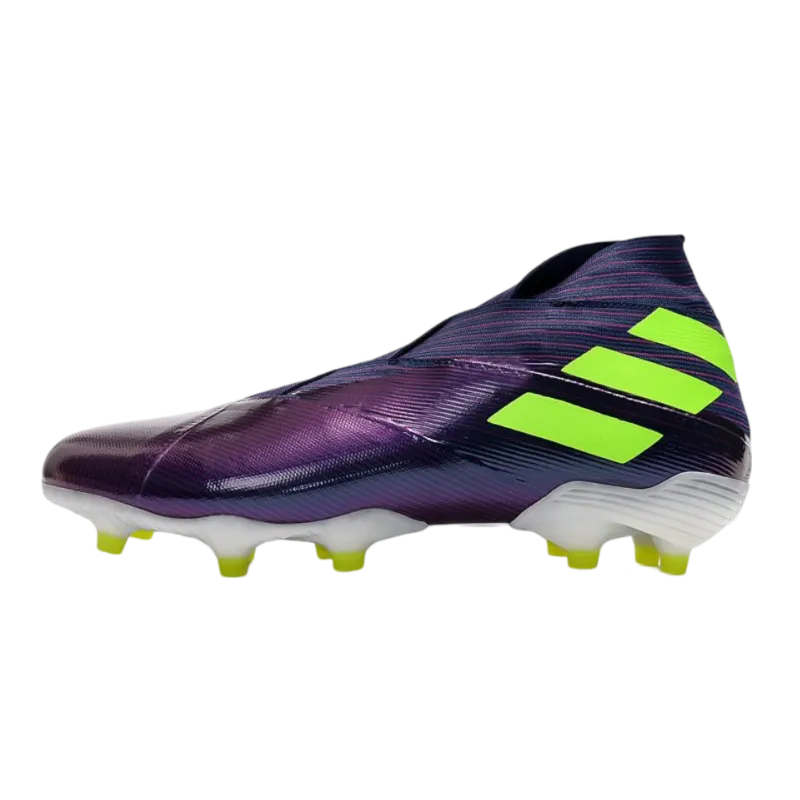 Adidas Nemeziz 19+ FG Purple Yellow - Goatkits Boots