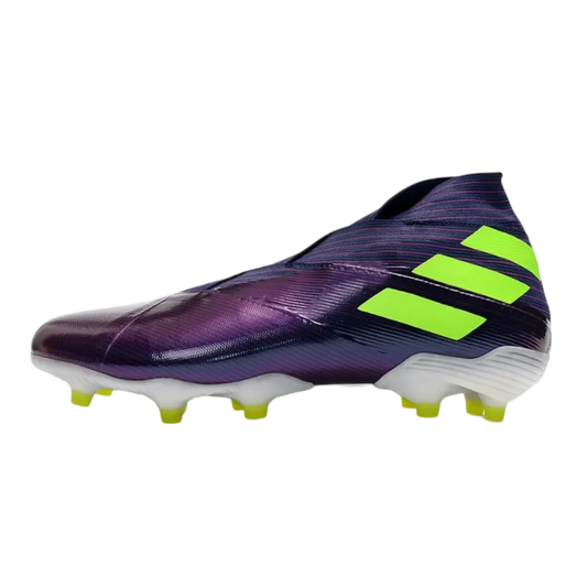 Adidas Nemeziz 19+ FG Purple Yellow - Goatkits Boots