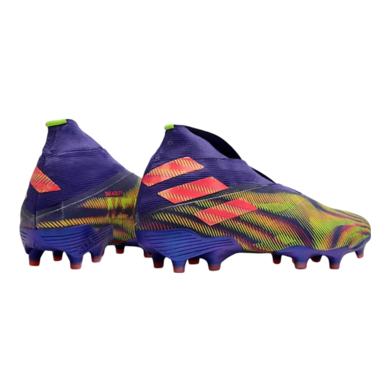 Adidas Nemeziz 19+ FG Blue Pink Green - Goatkits Boots