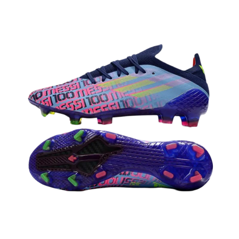 Adidas X Speedflow Messi.1 FG Blue Purple - Goatkits Boots