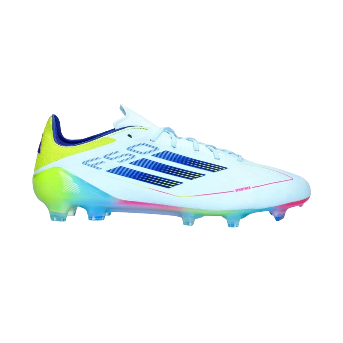 Adidas F50 Elite FG White Bleu - Goatkits Boots