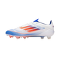 Adidas F50 Elite Laceless FG Advancement White Bleu Red - Goatkits Boots