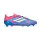 Adidas F50 Elite Pro Laceless Firm Ground Pink Bleu  - Goatkits Boots