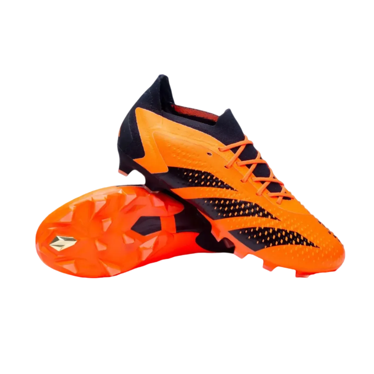 Adidas Predator Accuracy.1 FG Black Orange - Goatkits Boots