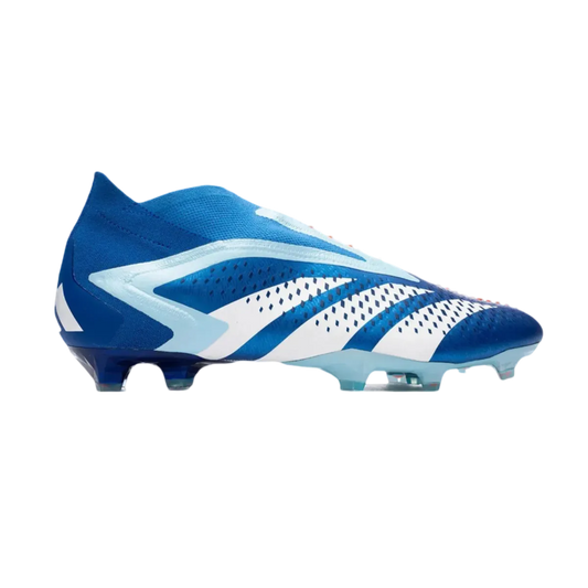 Adidas Predator Accuracy+ FG Blue White - Goatkits Boots