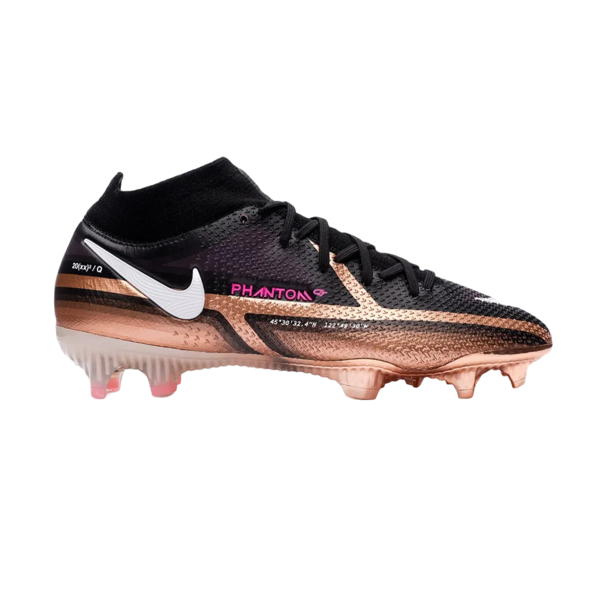 Nike Phantom GT2 Elite DF FG Black Gold - Goatkits Boots