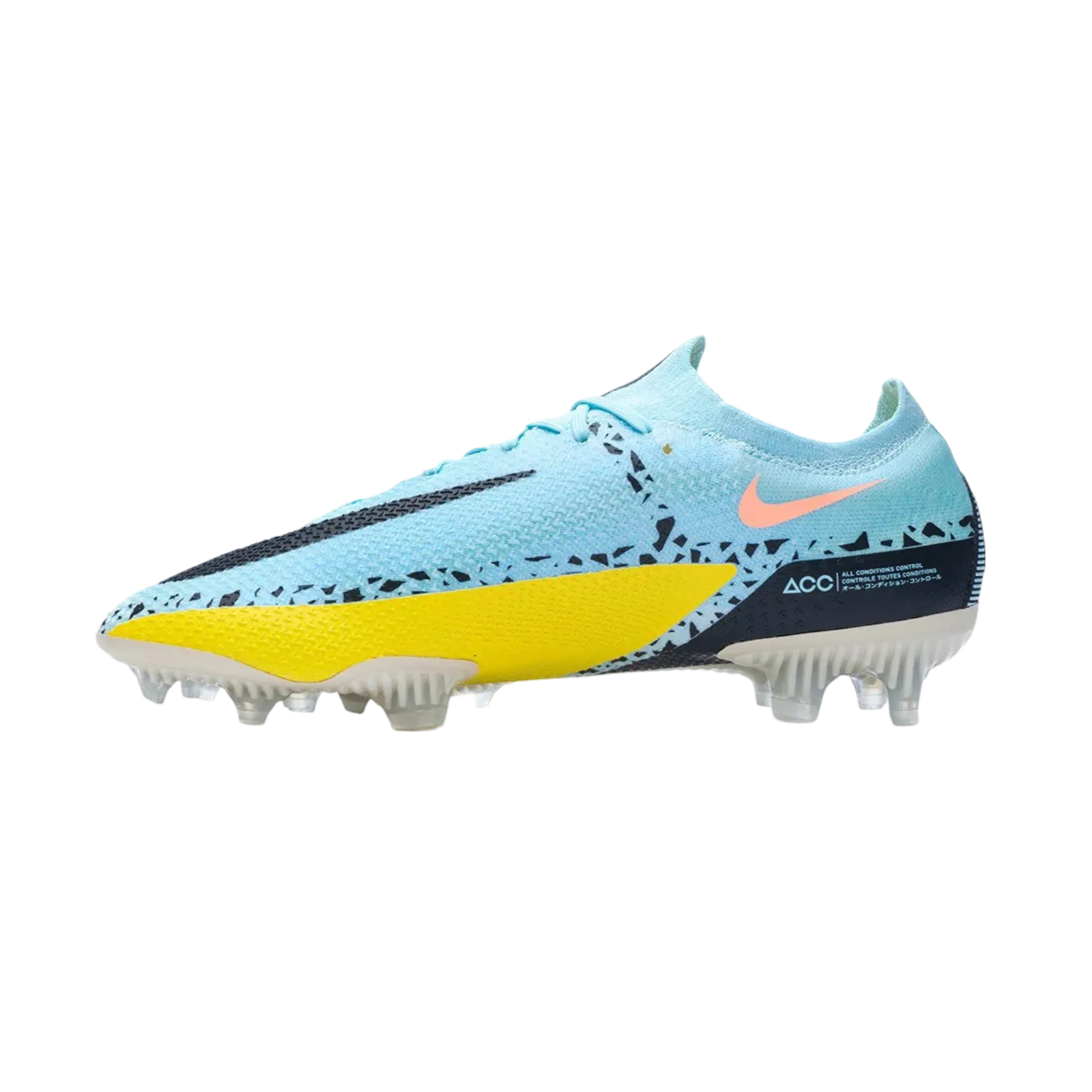 Nike Phantom GT2 Elite FG Blue Yellow - Goatkits Boots 