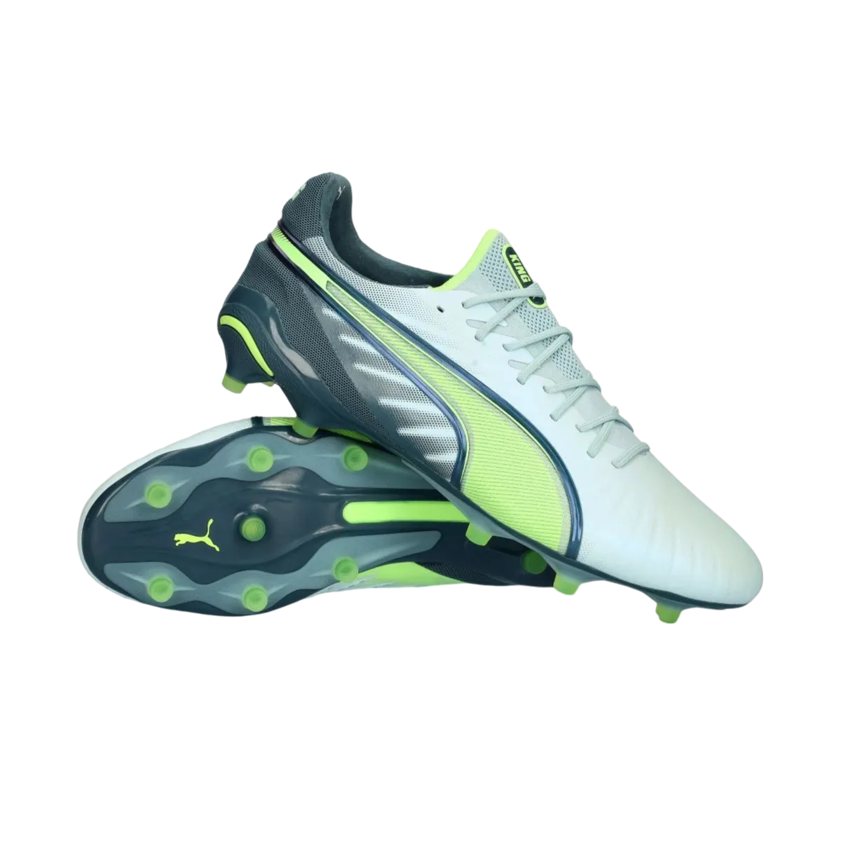 Puma King Ultimate FG/AG Green - Goatkits Boots