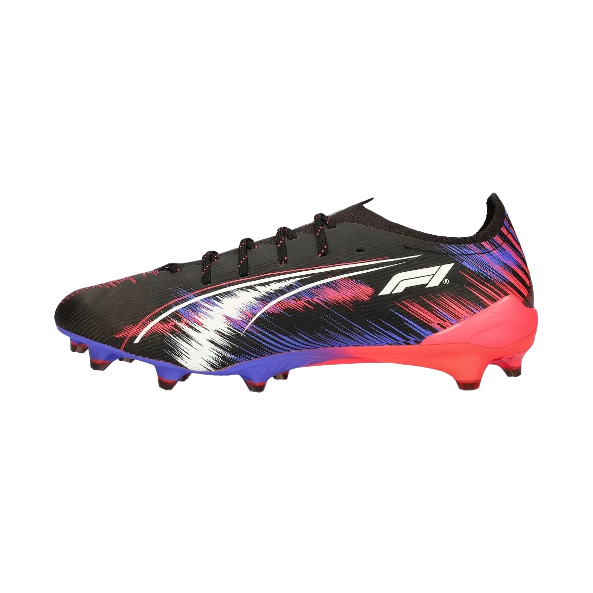 Puma Ultra 5 ULTIMATE F1 FG Black Purple Pink - Goatkits Boots