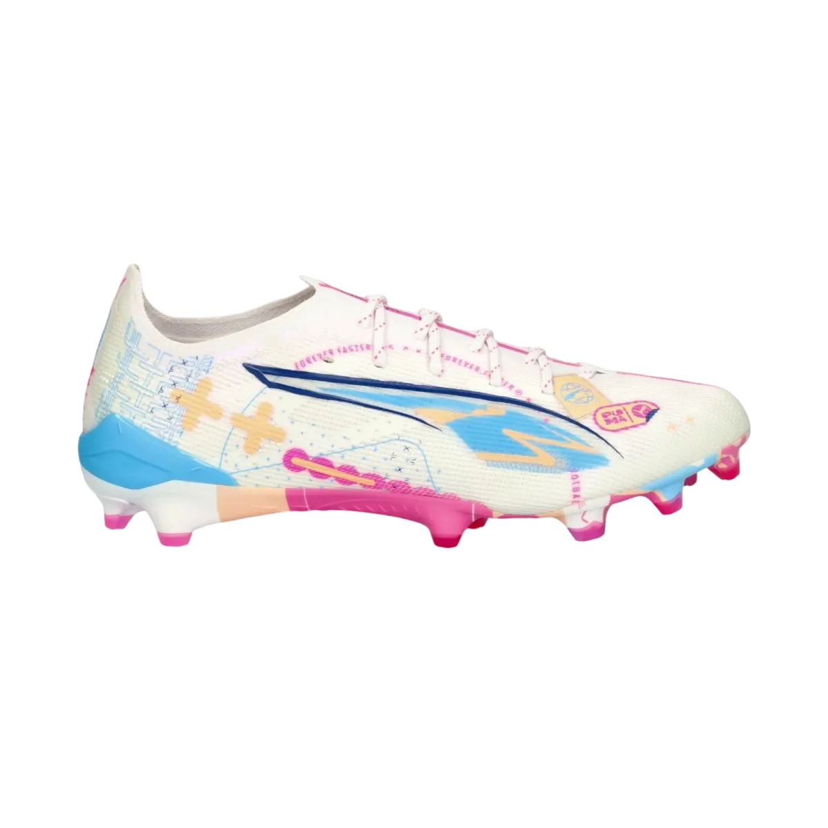 Puma Ultra 5 Ultimate FG White Luminous - Goatkits Boots