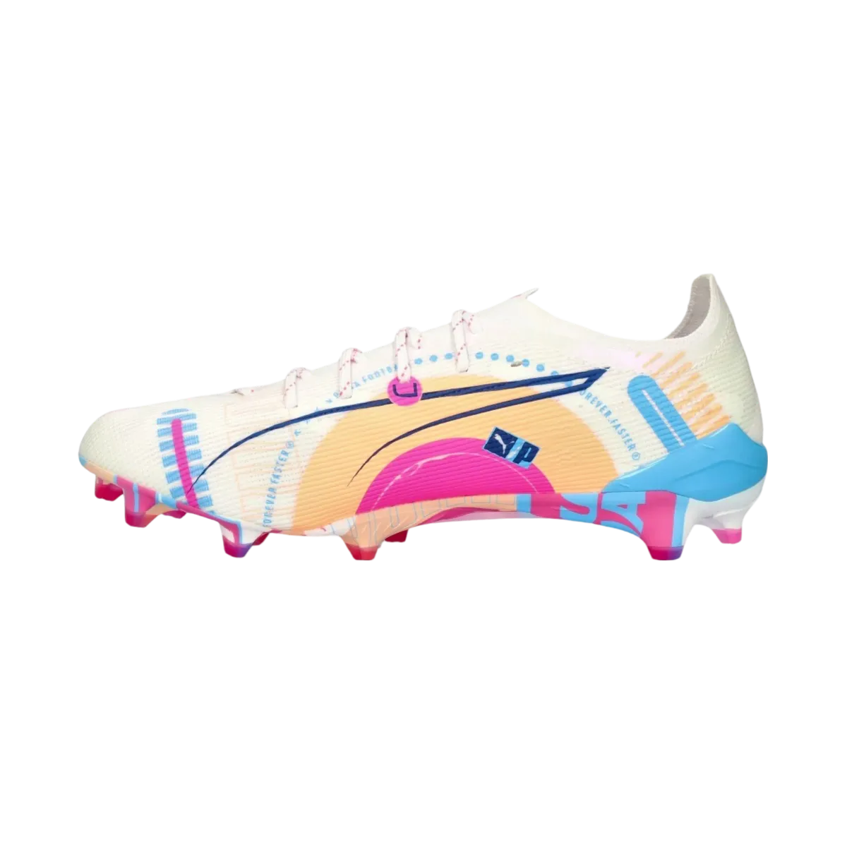 Puma Ultra 5 Ultimate FG White Luminous - Goatkits Boots