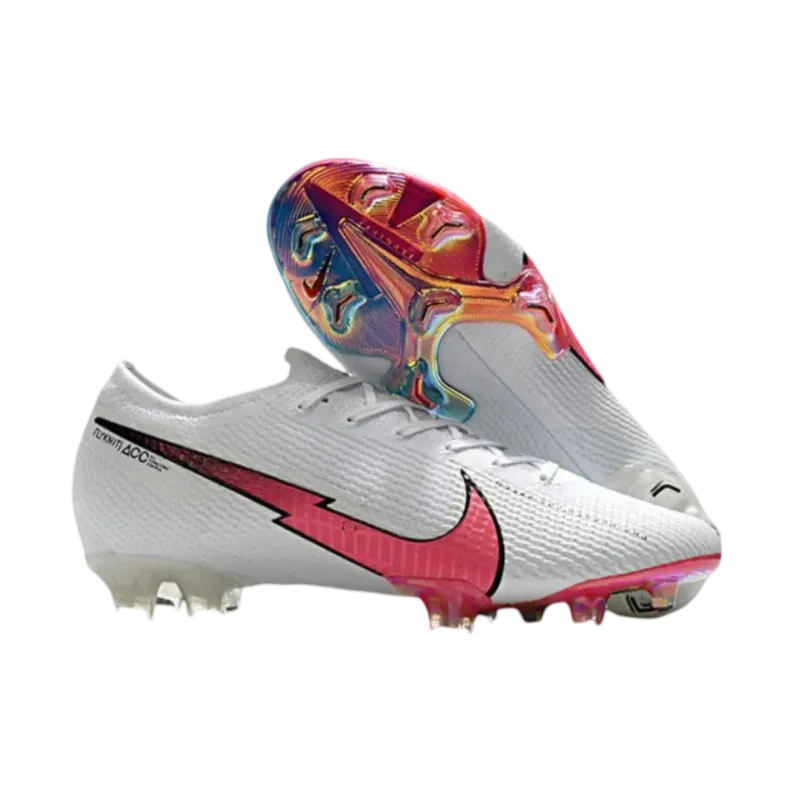 Nike Mercurial Vapor XIII Elite FG White Red Bleu  - Goatkits Boots 