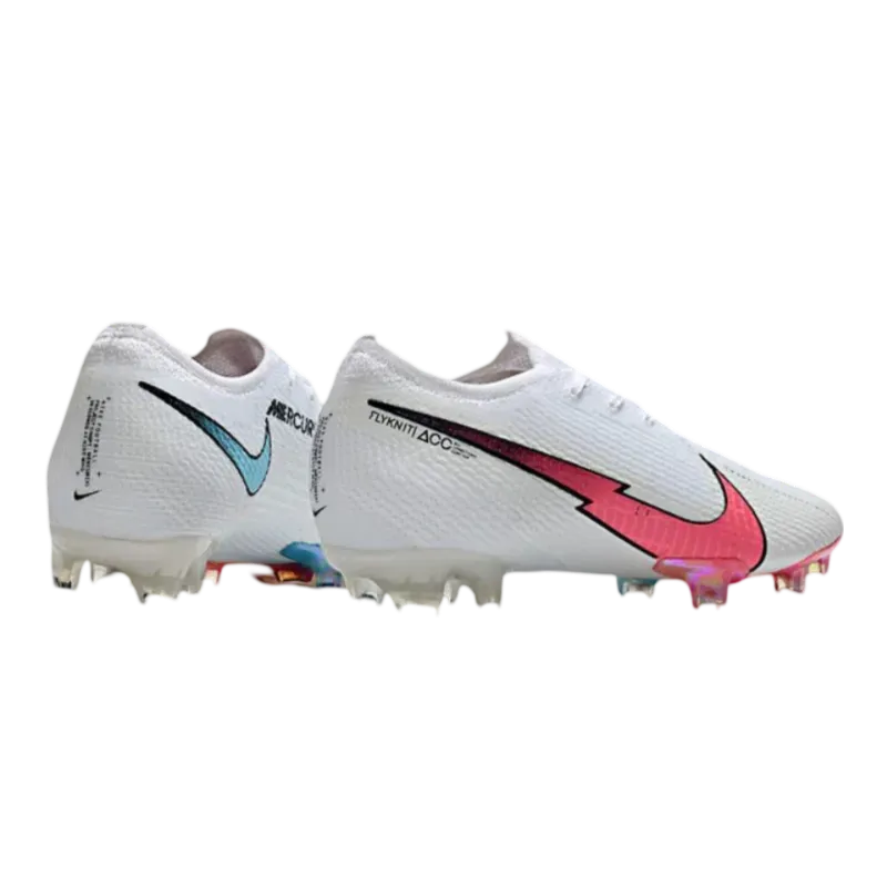 Nike Mercurial Vapor XIII Elite FG White Red Bleu  - Goatkits Boots 