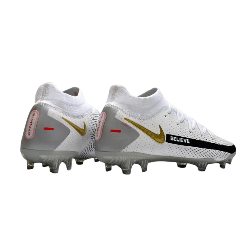 Nike Phantom GT Elite DF FG White Black Red Gold - Goatkits Boots