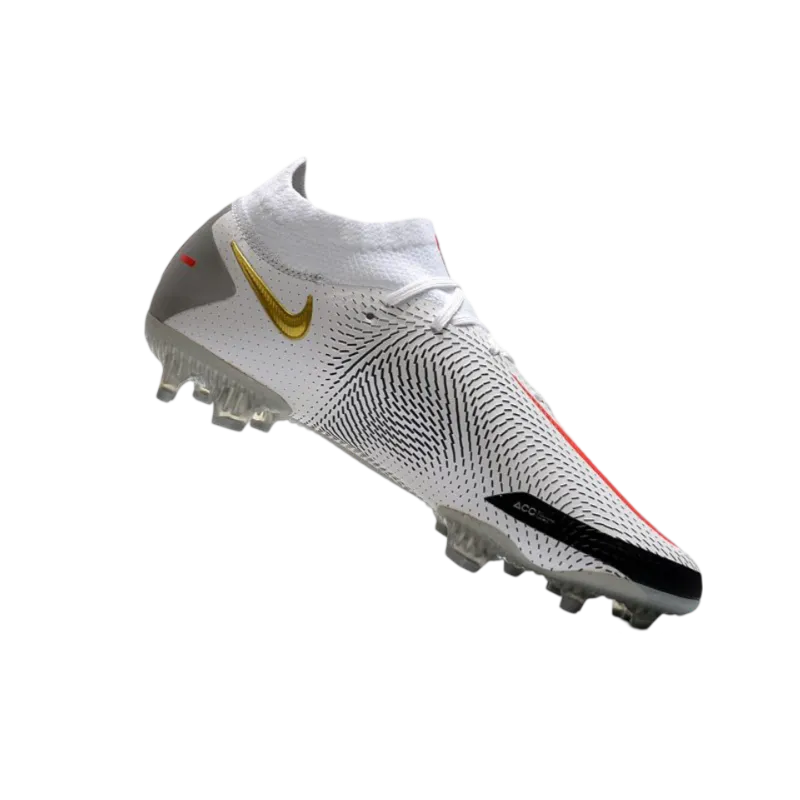 Nike Phantom GT Elite DF FG White Black Red Gold - Goatkits Boots