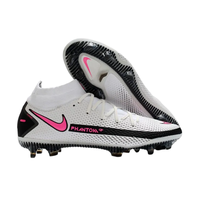 Nike Phantom GT Elite DF FG White Pink Black - Goatkits Boots