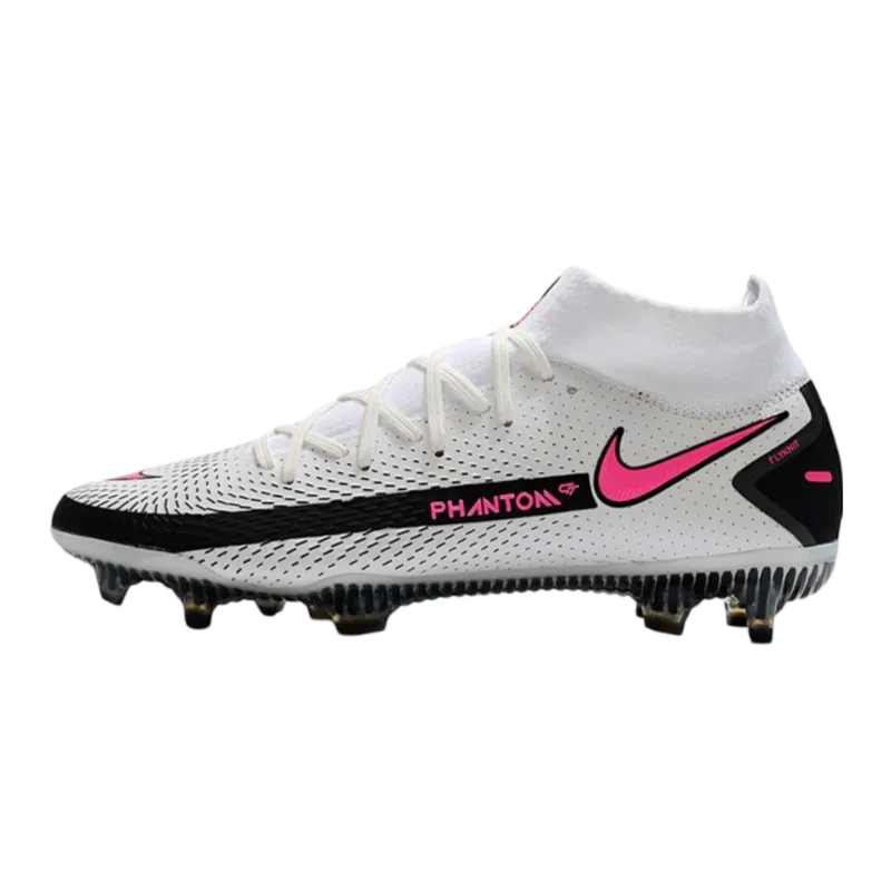 Nike Phantom GT Elite DF FG White Pink Black - Goatkits Boots