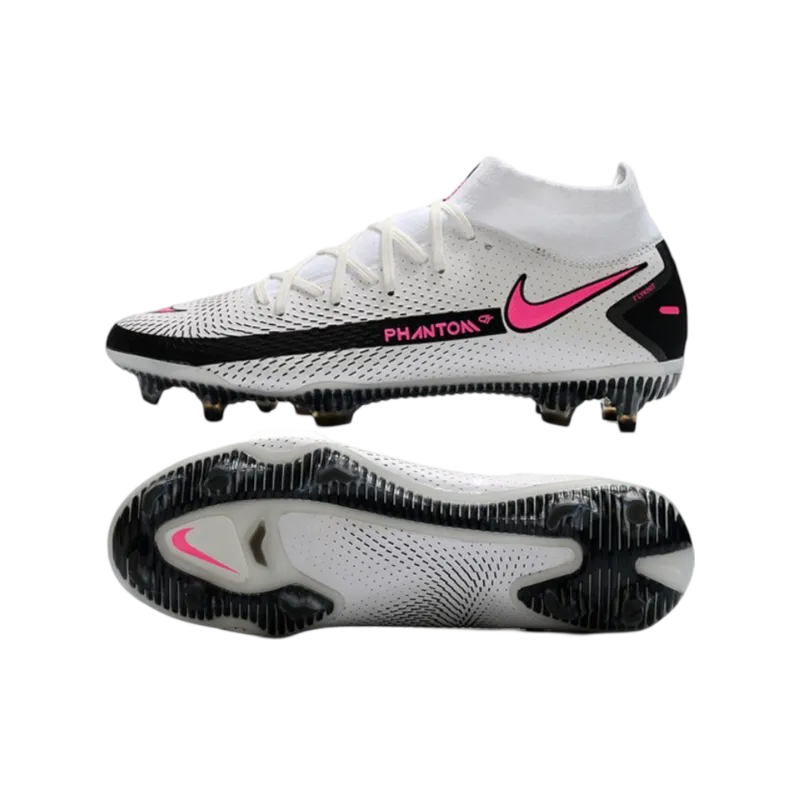 Nike Phantom GT Elite DF FG White Pink Black - Goatkits Boots