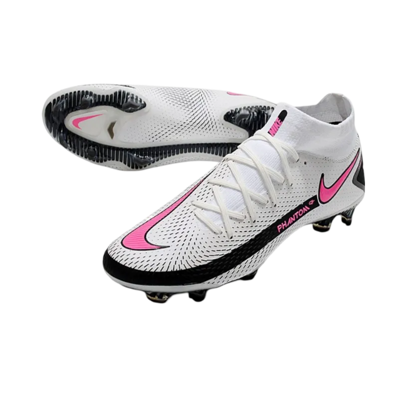 Nike Phantom GT Elite DF FG White Pink Black - Goatkits Boots