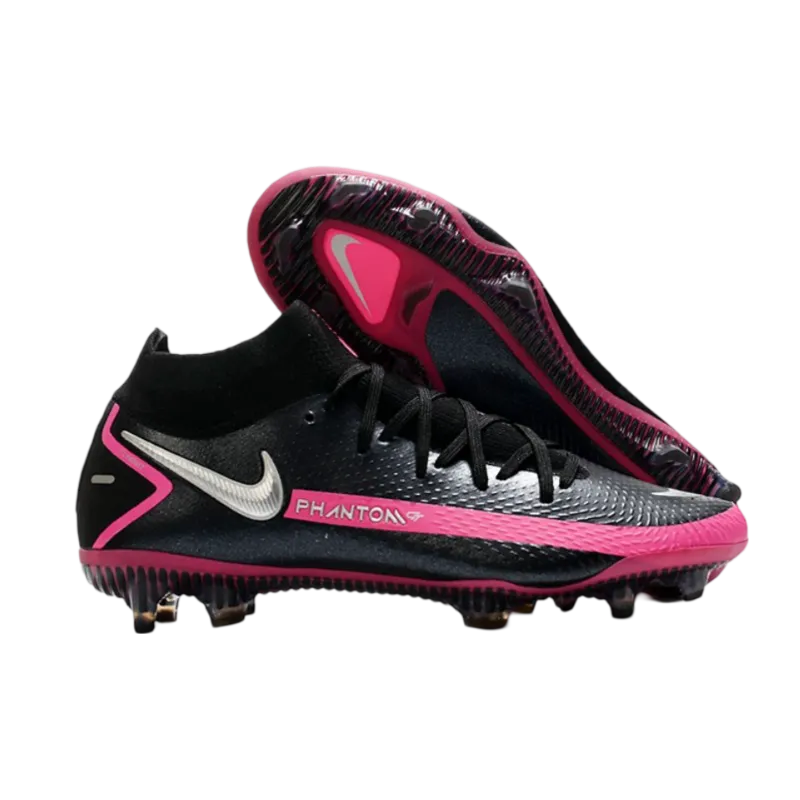 Nike Phantom GT Elite DF FG Black Silver Pink - Goatkits Boots