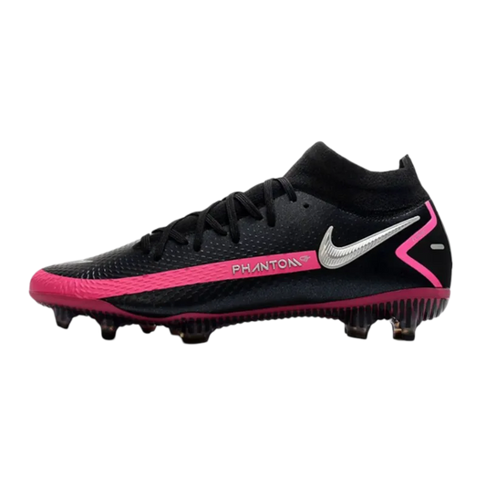 Nike Phantom GT Elite DF FG Black Silver Pink - Goatkits Boots