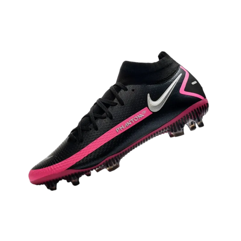 Nike Phantom GT Elite DF FG Black Silver Pink - Goatkits Boots