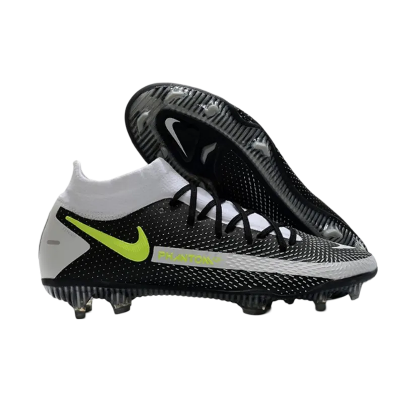 Nike Phantom GT Elite DF FG Black Grey Yellow - Goatkits Boots