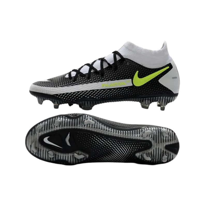 Nike Phantom GT Elite DF FG Black Grey Yellow - Goatkits Boots