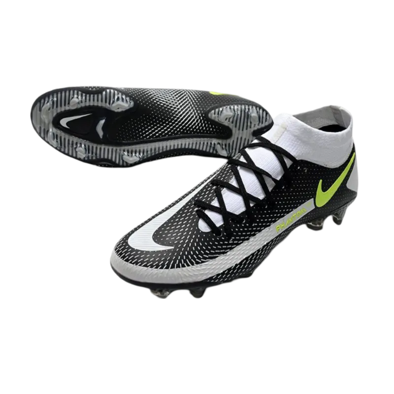 Nike Phantom GT Elite DF FG Black Grey Yellow - Goatkits Boots