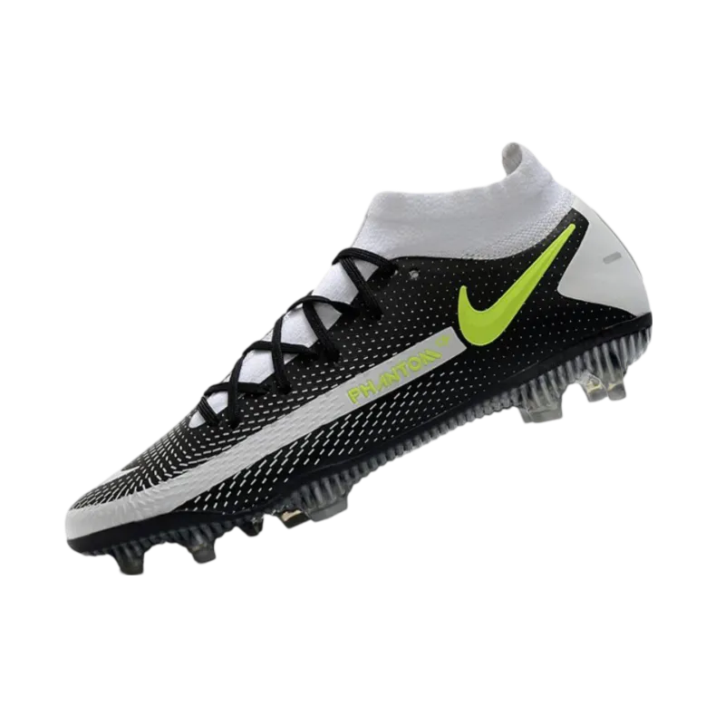 Nike Phantom GT Elite DF FG Black Grey Yellow - Goatkits Boots