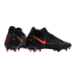 Nike Phantom GT Elite DF FG Black Red Chile Smoke Grey - Goatkits Boots