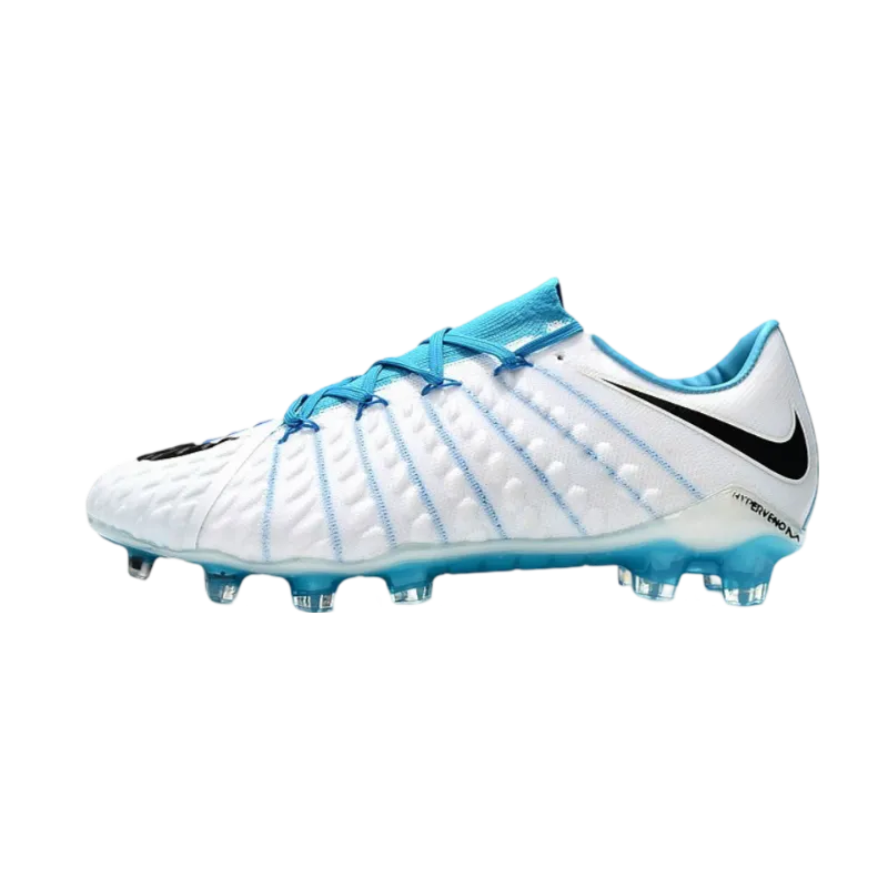 Nike Hypervenom Phantom III FG White Blue - Goatkits Boots