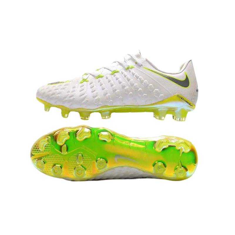 Nike Hypervenom Phantom III FG White Green - Goatkits Boots