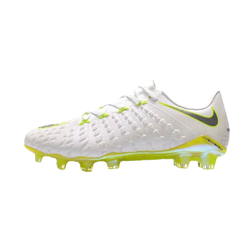 Nike Hypervenom Phantom III FG White Green - Goatkits Boots