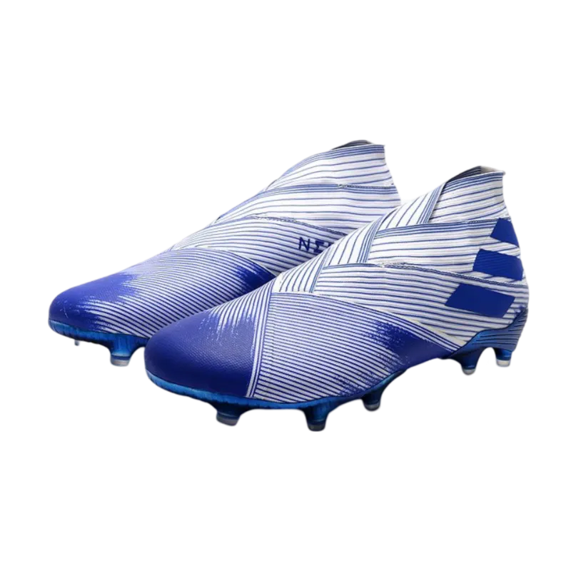 Adidas Nemeziz 19+ FG Blue White - Goatkits Boots