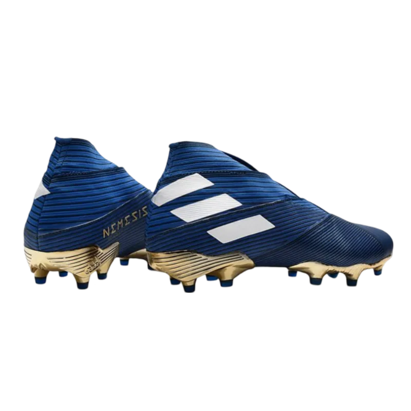 Adidas Nemeziz 19+ FG Bleu White Black - Goatkits Boots