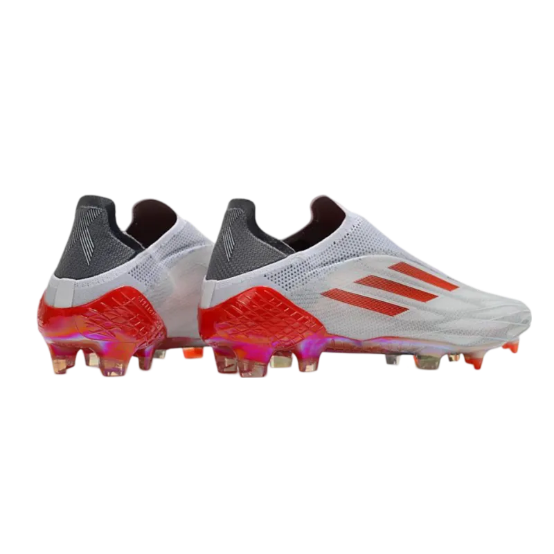 Adidas X Speedflow+ FG White Red - Goatkits Boots