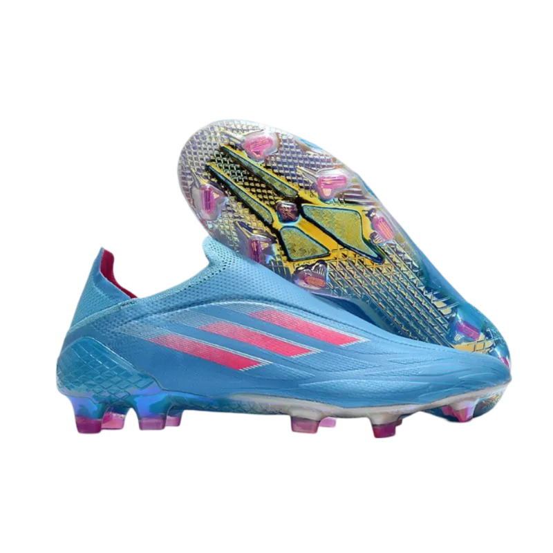 Adidas X Speedflow+ FG Blue Pink - Goatkits Boots