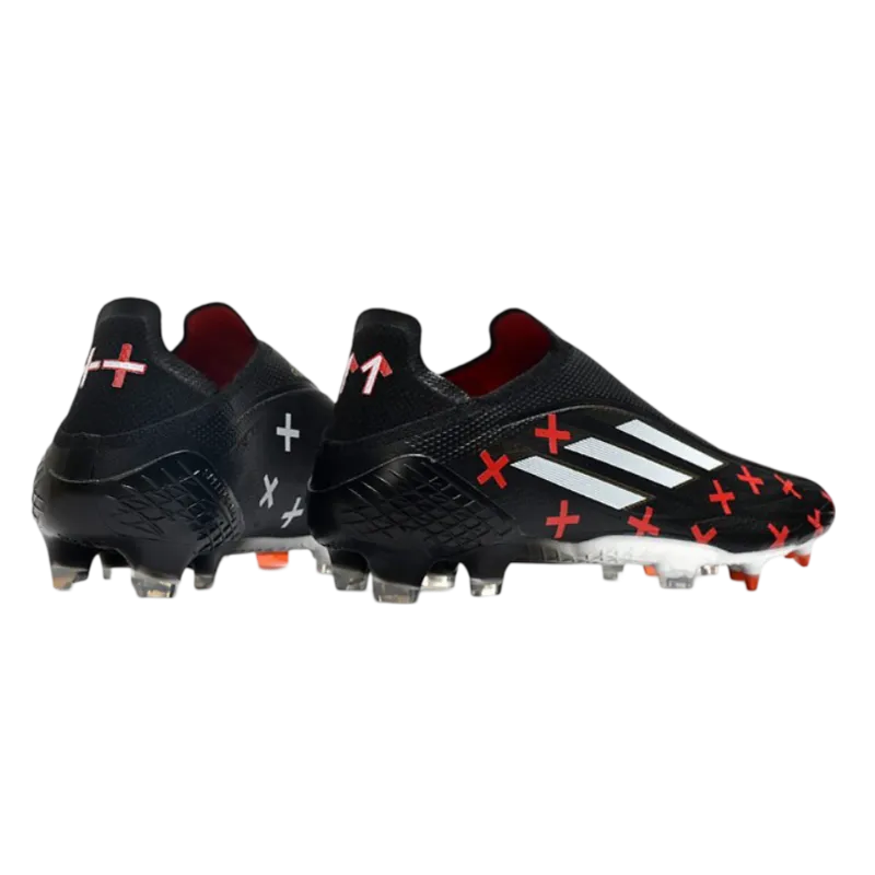 Adidas X Speedflow+ FG Black Red - Goatkits Boots