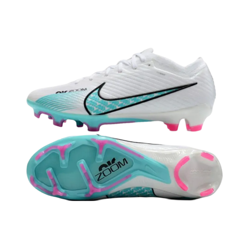 Nike Mercurial Vapor 14 Elite FG White Blue - Goatkits Boots