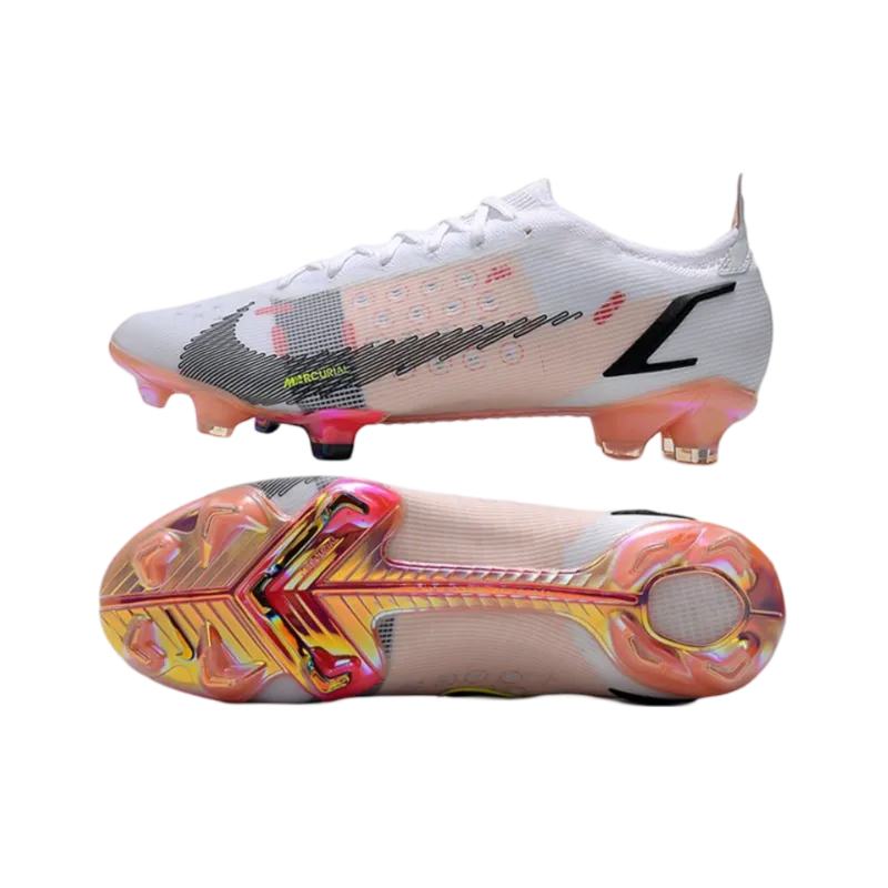 Nike Mercurial Vapor 14 Elite FG White Black Carmesí - Goatkits Boots