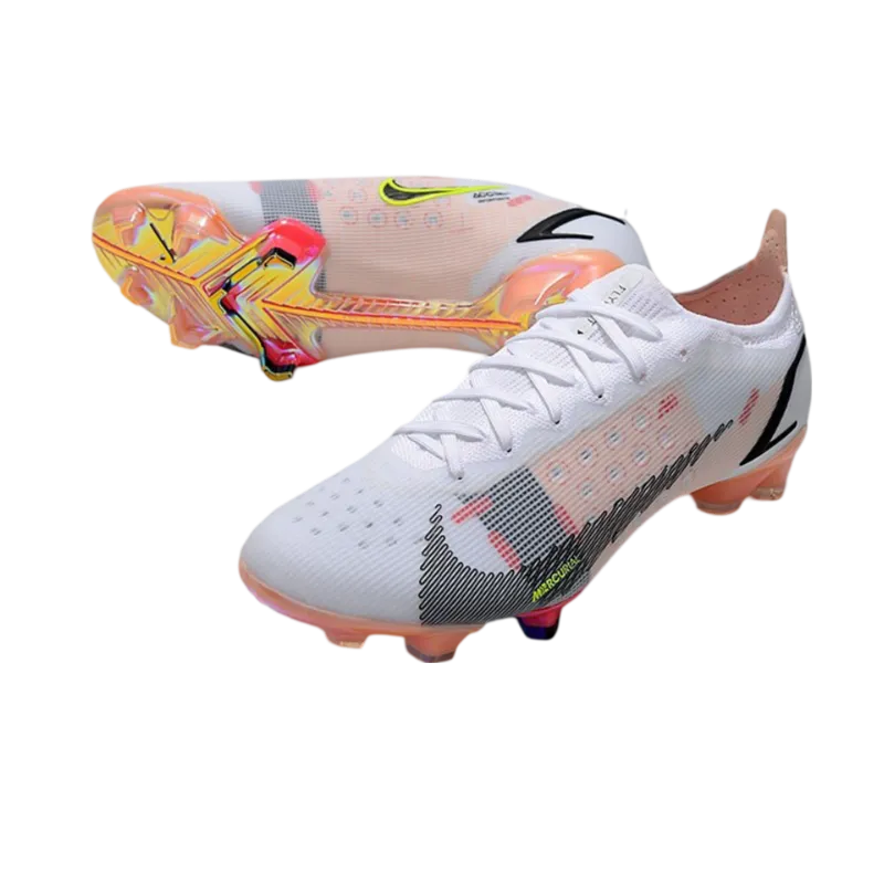 Nike Mercurial Vapor 14 Elite FG White Black Carmesí - Goatkits Boots