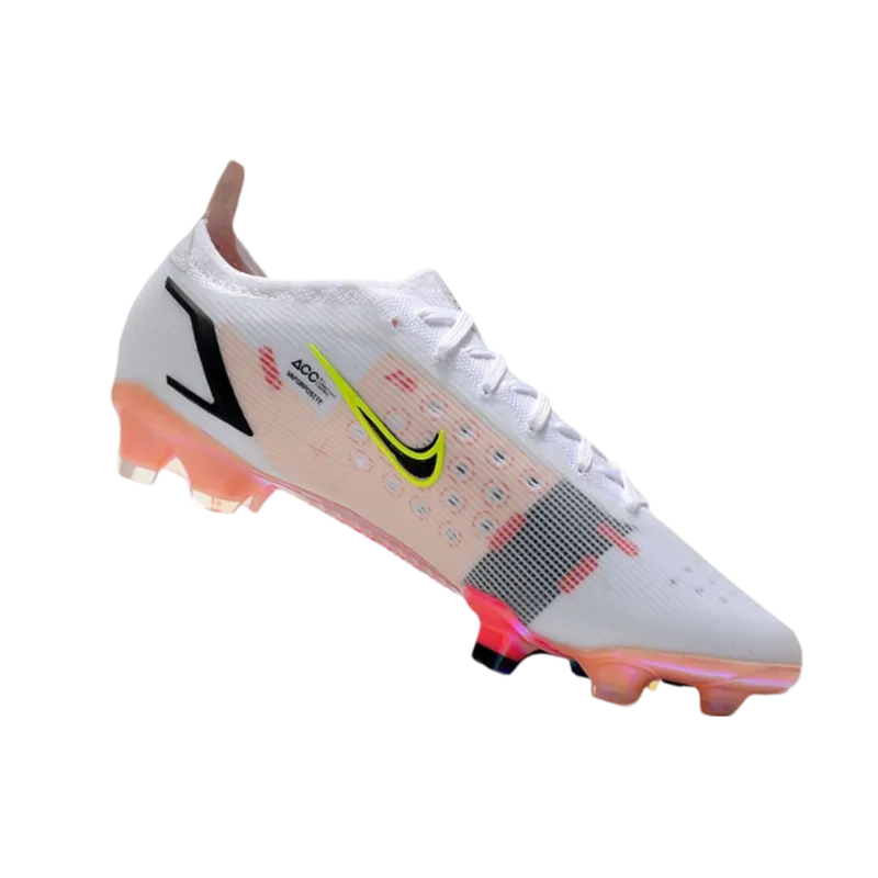 Nike Mercurial Vapor 14 Elite FG White Black Carmesí - Goatkits Boots