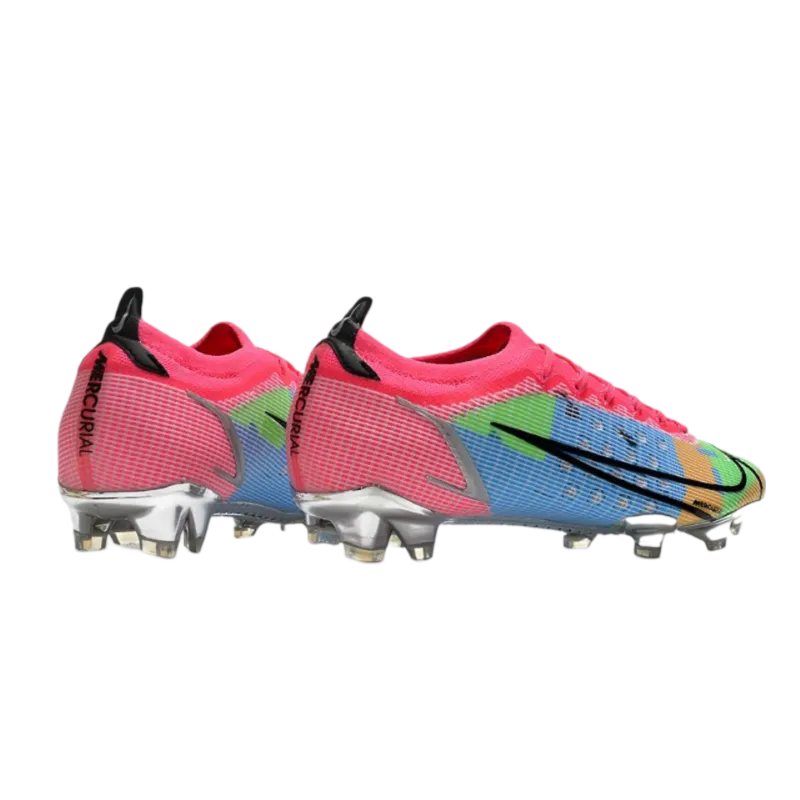 Nike Mercurial Vapor 14 Elite FG Bleu Pink Green - Goatkits Boots