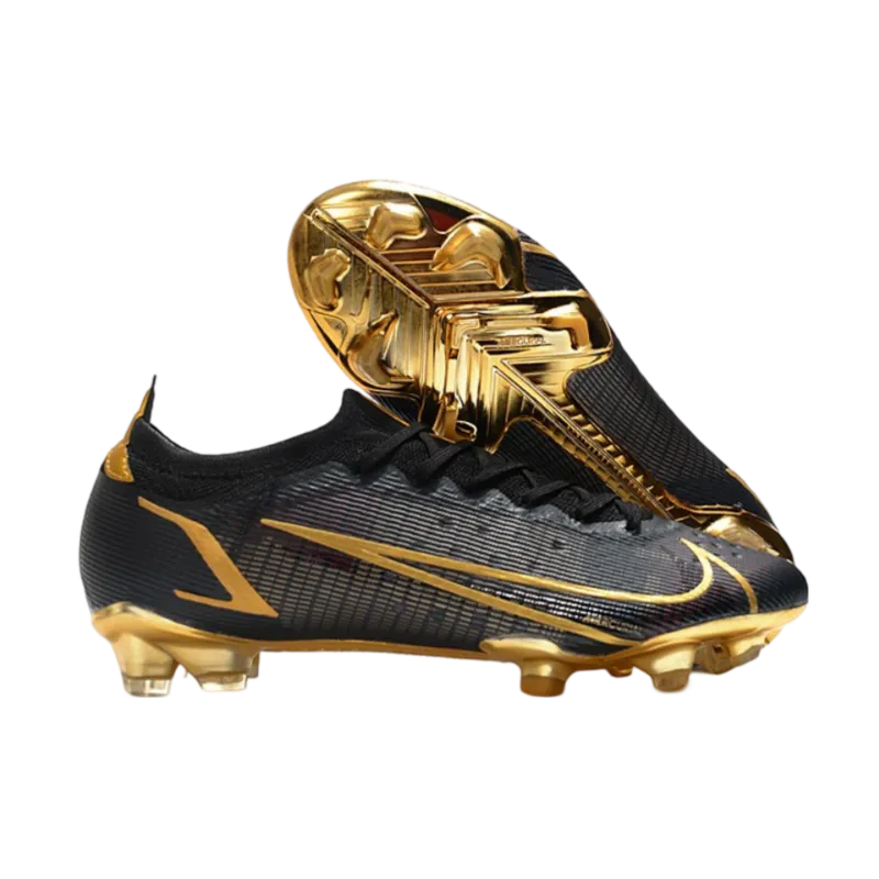 Nike Mercurial Vapor 14 Elite FG Black Gold - Goatkits Boots