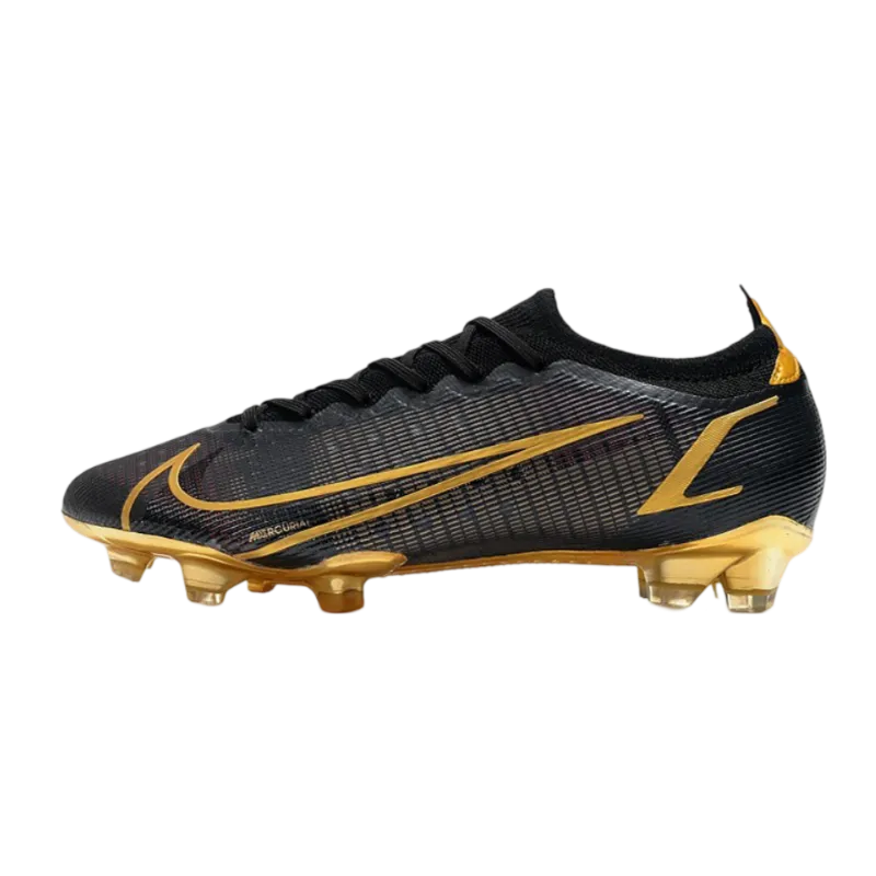 Nike Mercurial Vapor 14 Elite FG Black Gold - Goatkits Boots