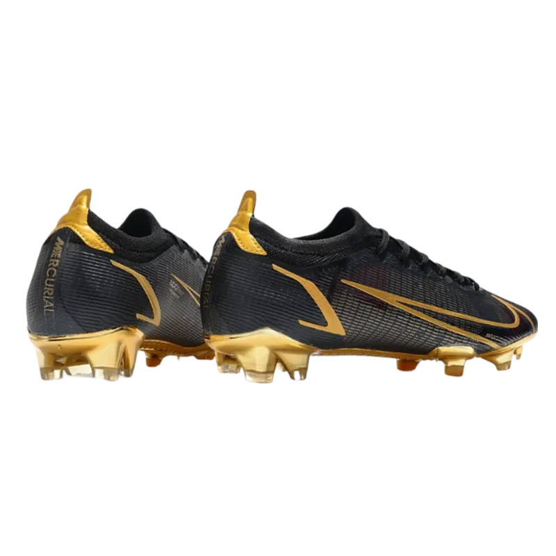 Nike Mercurial Vapor 14 Elite FG Black Gold - Goatkits Boots