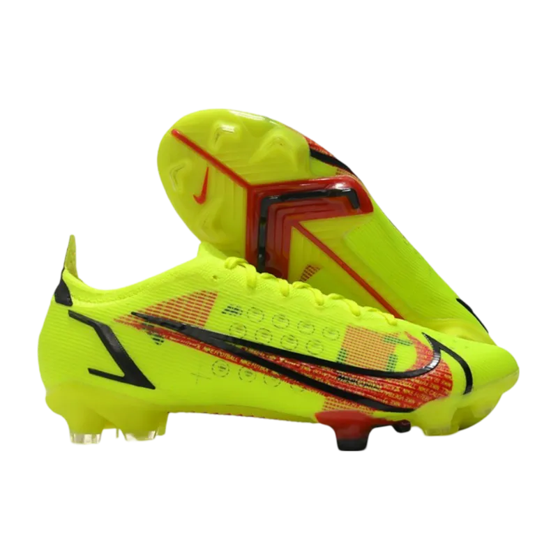 Nike Mercurial Vapor 14 Elite FG Volt Crimson Black - Goatkits Boots